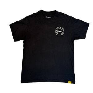 Buff Horse Donut Adult Size Large Graphic Tee Black T-Shirt